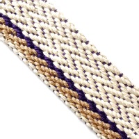 Gurtband | nachhaltiges Material | 40 mm breit | DECOR | natur-violett