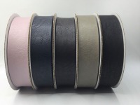 Gurtband | Vintage Leder | Kunstleder | 40 mm | schwarz 2