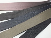Gurtband | Vintage Leder | Kunstleder | 40 mm | dark brown 3