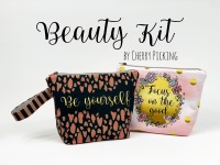Beauty Kit Panel by Cherry Picking | Kosmetiktäschchen nähen 3