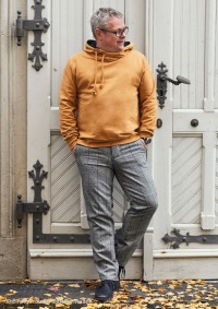 89 cm REST Tweed ALESSIO | Karo | braun-beige 4