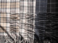 Tweed GANT Fransenpanel | Karo | grau-naturweiß 4