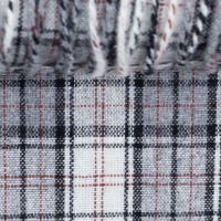 Tweed GANT Fransenpanel | Karo | grau-naturweiß 2