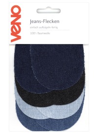 Jeans Aufbügelflecken Mini Sort. 4x2 Stück 3
