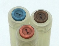 Polyesterknopf 15 mm 2-Loch | 3 Farben 2