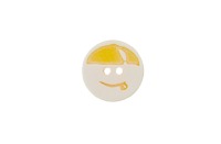 Polyesterknopf Smiley, 15 mm | 3 Farben 4