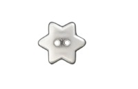 Polyesterknopf Stern | 15 mm | 2 Farben | 3 Stück 3
