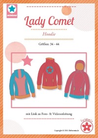 Papier-Schnittmuster Hoodie Damen LADY COMET | Farbenmix