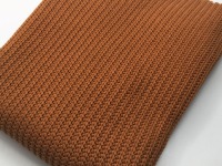 27 cm REST Big Knit | Grobstrick | Strickstoff | Baumwolle | Ökotex | brick 2