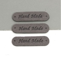 Labels | Hand Made | 45 x 13 mm | 3 Farben | Sets á 5 Stück 3