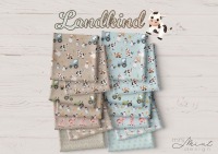 32 cm REST Baumwolljersey LANDKIND by Mrs Mint Design | Traktor, mint | Swafing | Ökotex 4