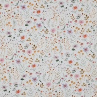 Musselin Small Flowers | white | by Poppy | Ökotex | ab 50 cm 3