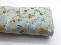 Musselin Small Flowers | mint | ab 50 cm 2