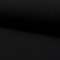 Musselin BAMBINO | schwarz | Ökotex | ab 50 cm