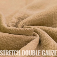 Musselin Stretch | camel | ab 50 cm