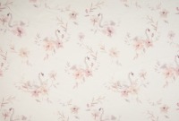 Bio French Terry SWAN AND FLOWERS | old pink 3