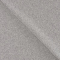 BIO Baumwoll Fleece | 100 % Baumwolle | Ökotex | mid grey melange | ab 50 cm 2