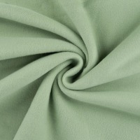 BIO Baumwoll Fleece | 100 % Baumwolle | Ökotex | dusty green | ab 50 cm