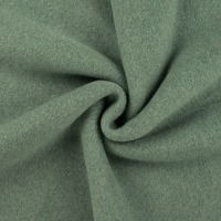 BIO Baumwoll Fleece | 100 % Baumwolle | Ökotex | khaki | ab 50 cm