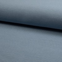 67 cm REST Ottoman Rib Jersey | Rippenjersey | Ökotex | dusty blue