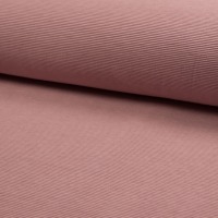 75 cm REST Ottoman Rib Jersey | Rippenjersey | Ökotex | dusty rose