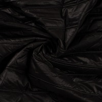 Stepper Steppstoff Jackenstoff Quilt | DYNCY | schwarz