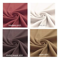 Ribstrick Jersey | Rippenjersey | Rip Jersey | schmale Rippen | softe Farben | Ökotex | cacao 2