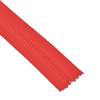 Endlos-Profilreißverschluss aus Kunststoff | rot | 1 m incl. 2 Schieber