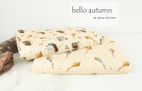 Baumwolljersey HELLO AUTUMN | by Sabine Marschall | Igel, Drachen, naturweiß | 2 Designs | Swafing