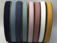 Schrägband aus Musselin | uni | viele Farben