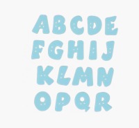 Buchstaben Knöpfe | A-Z | A 4