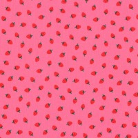 Wachstuch A.U. MAISON Strawberries | pink-red