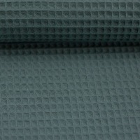 29 cm REST Waffel-Pique NELSON | smaragd | Ökotex