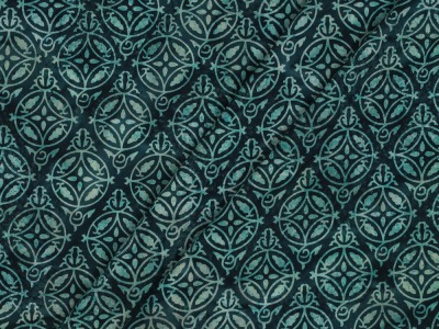 43 cm REST Unique Crafted Batik Cotton | petrol