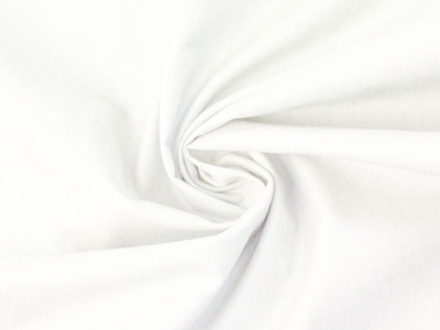 48 cm REST Baumwolle beschichtet LUISA | uni | weiß