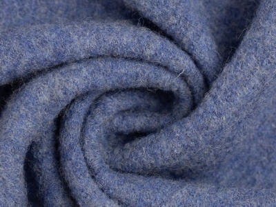 NAOMI Melange | gekochte Wolle | Walk | 100% Wolle | blau