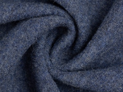 NAOMI Melange | gekochte Wolle | Walk | 100% Wolle | jeansblau