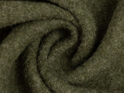 NAOMI Melange | gekochte Wolle | Walk | 100% Wolle | khaki