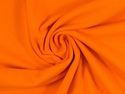 33 cm REST Feinstrick-Bündchen ANTJE | Swafing | Ökotex | Schlauchware | orange
