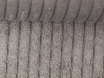 32 cm REST Cord-Samt WANJA | grob gerippter Cord-Samt | für Homedeko &amp; Bekleidung | grau