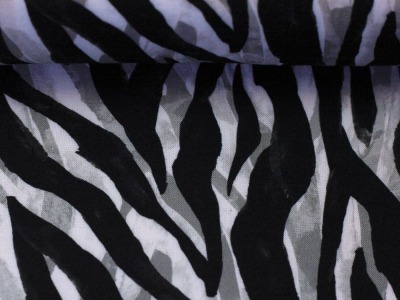 Viskose Webware | MAILAND | Animalprint Zebra | Swafing