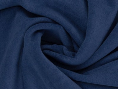 Baumwollfleece | CARLOS | 100 % Baumwolle | Ökotex | blau