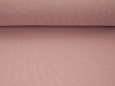 Baumwolljersey VANESSA | uni | Ökotex | soft rose 432 NEU - passend zu Bündchen HEIKE in Farbe 432