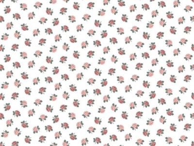Baumwollstoff | Popeline | ROMANTIC FLOWERS | by Poppy | white