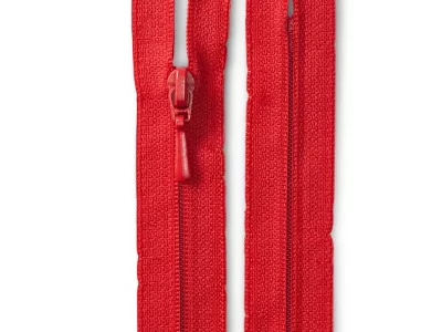 Reißverschluss FLA , nahtfein | Prym | 25 - 60 cm | für Röcke und Kleider | S2 | rot