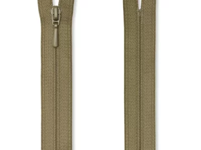 Reißverschluss FLA , nahtfein | Prym | 30 cm | für Röcke und Kleider | S2 | khaki