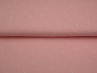 92 cm REST Jacquard Stricksweat Triangles rosa