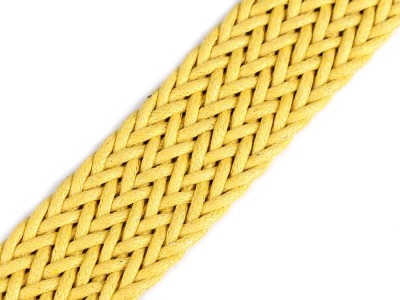 Gurtband geflochten für Taschengriffe | Breite 30 mm | senfgelb