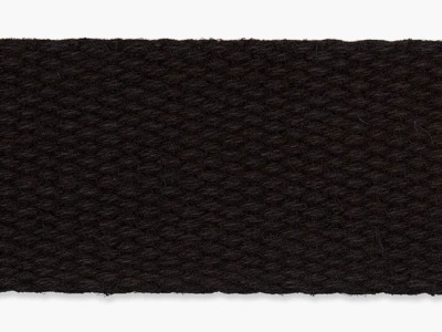 Gurtband 40 mm Baumwolle | schwarz