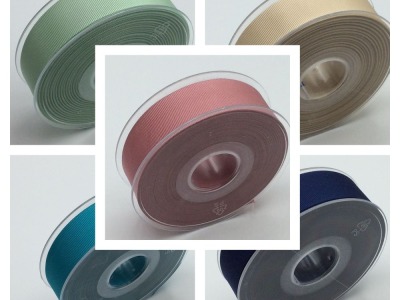 Ripsband uni 25 mm breit | viele Farben